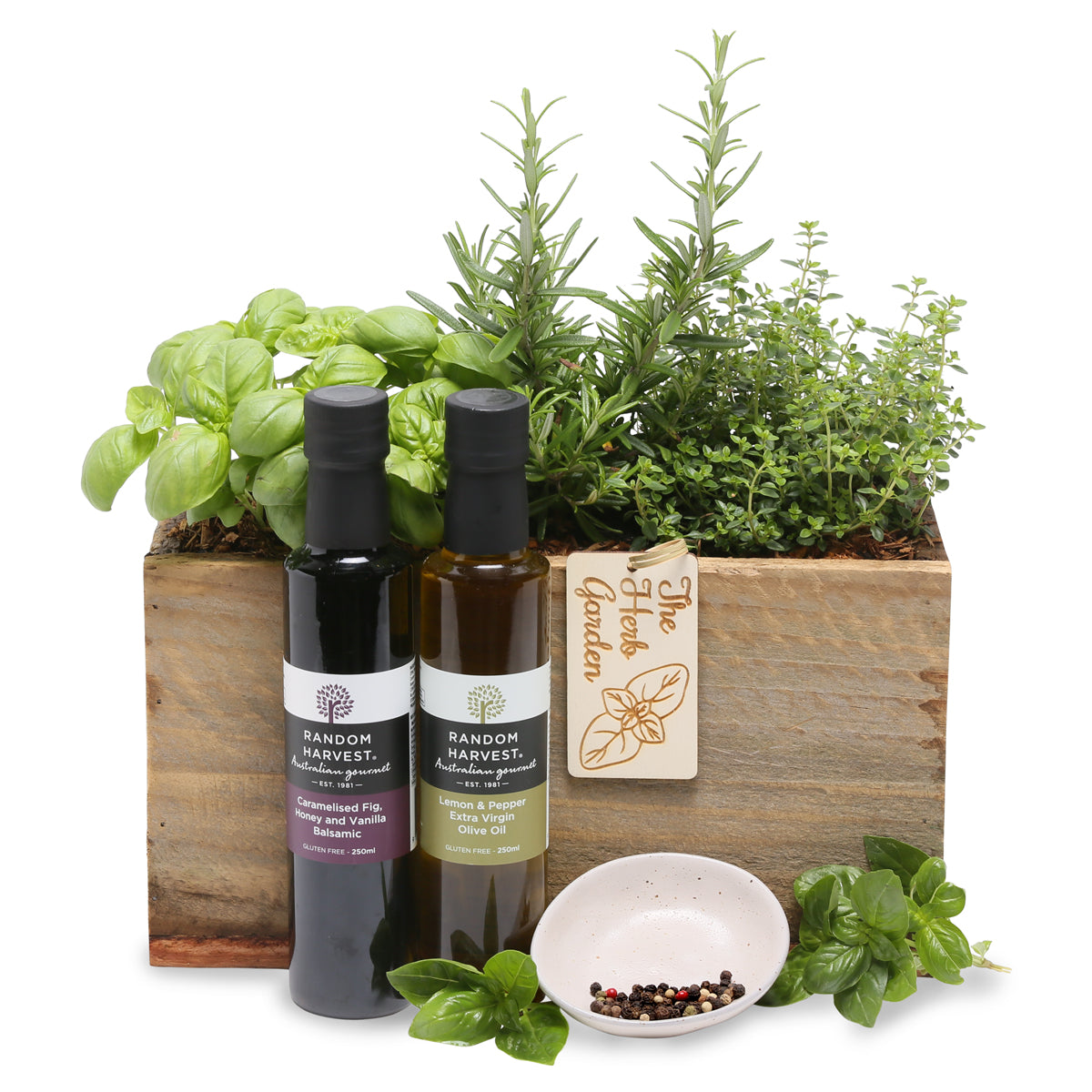 Delicious Gourmet herb rectangle gift box