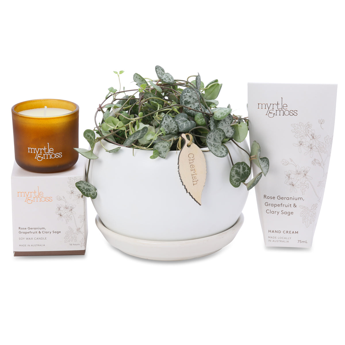 chain of hearts fragrant hamper