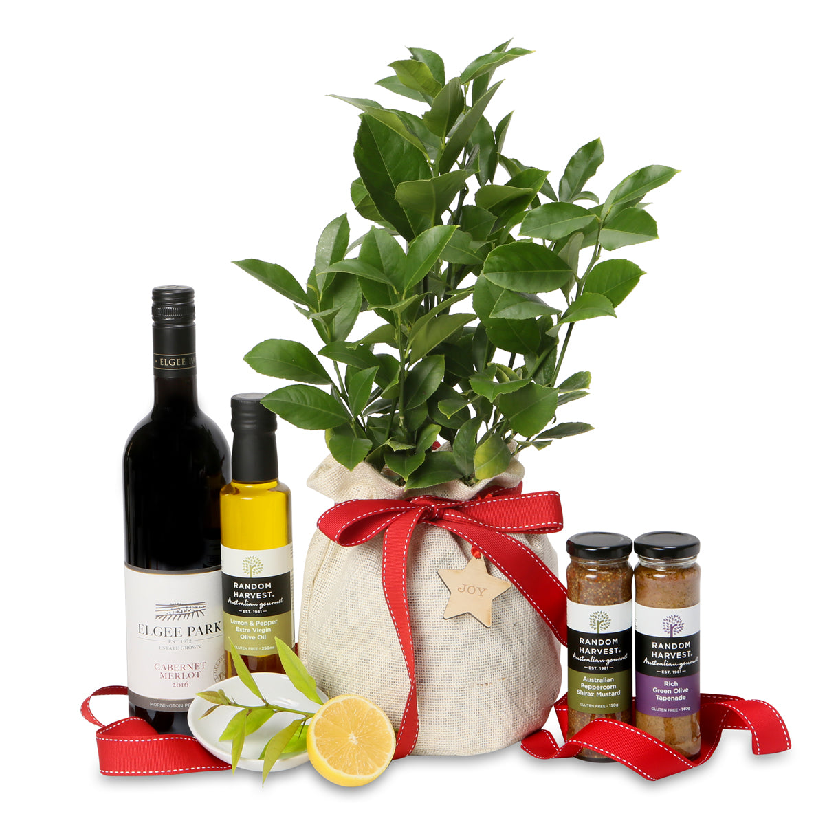 Christmas dwarf luscious lemon gourmet gift hamper
