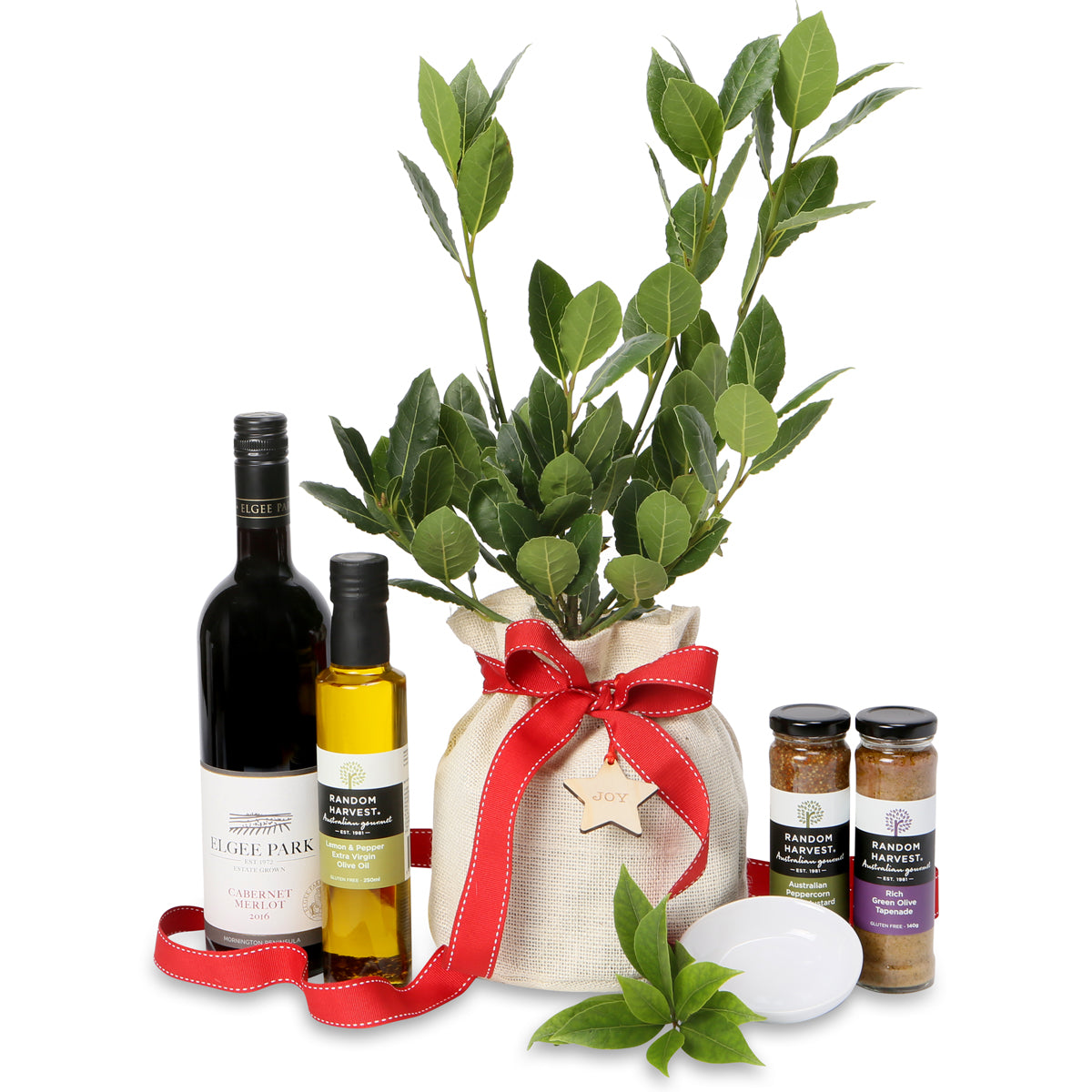Christmas bay laurel gourmet gift hamper